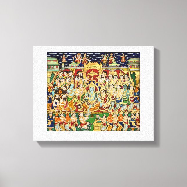 INDISCHE MYTHOLOGIE LEINWANDDRUCK (Vorderseite)