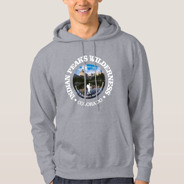 Indische Peaks Wilderness Hoodie (Vorderseite)