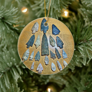 Indische Pfeilspitze Keramik Ornament