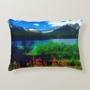 Indische Pinsel-Wildblumen Zierkissen
