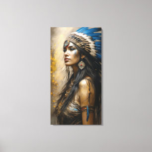 Indische Prinzessin Leinwanddruck