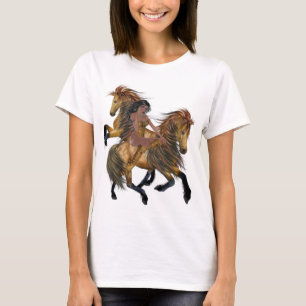 Indische Prinzessin und Hallion-Shirt T-Shirt