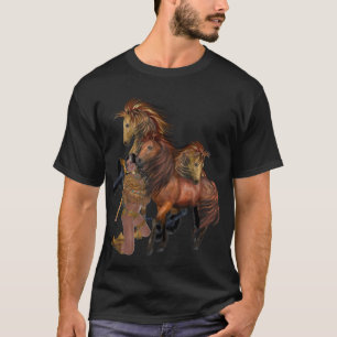 Indische Prinzessin und Hallion-Shirt T-Shirt