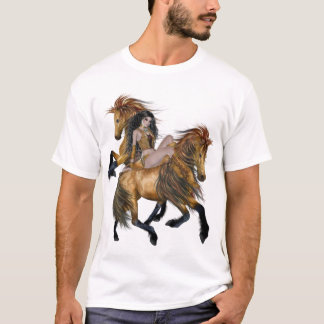 Indische Prinzessin und Hallion-Shirt T-Shirt
