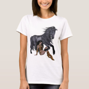 Indische Prinzessin und Hallion-Shirt T-Shirt