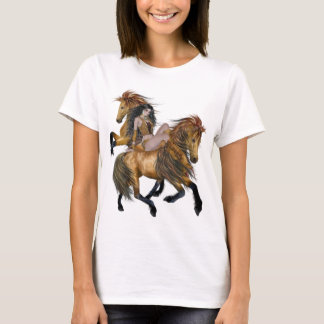 Indische Prinzessin und Hallion-Shirt T-Shirt
