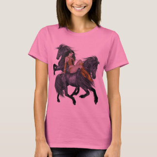 Indische Prinzessin und Hallion-Shirt T-Shirt