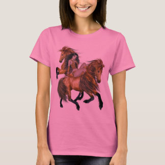 Indische Prinzessin und Hallion-Shirt T-Shirt