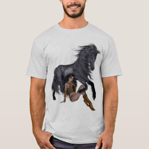 Indische Prinzessin und Hallion-Shirt T-Shirt