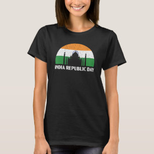 Indische Republik Tag Hindustani Indische Flagge 4 T-Shirt