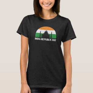 Indische Republik Tag Hindustani Indische Flagge 5 T-Shirt