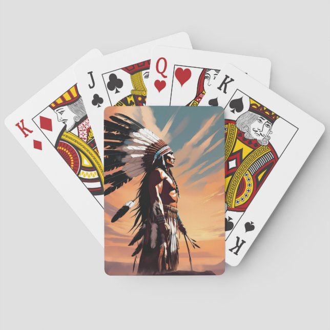Indische Sammler, die Karten spielen Spielkarten (Rückseite)