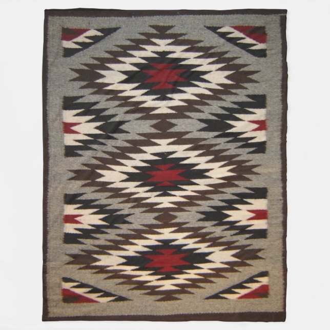 INDISCHE (simulierte) Fleece-Decken Fleecedecke (Vorderseite)