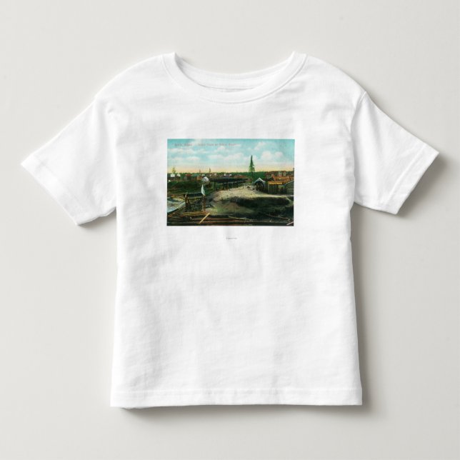 Indische Stadt auf Yukon RiverAnvik, AK Kleinkind T-shirt (Vorderseite)