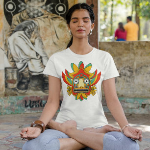 Indische Stammesmaske T-Shirt