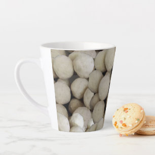 Indische Süßigkeiten Weizenmehl Ladoos Süßspeise Milchtasse