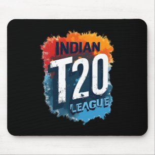 Indische T_20-Liga 2025 Cricket-Design Mousepad