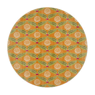 Indische traditionelle Illustrationsmuster. Schneidebrett