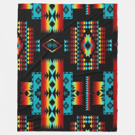 INDISCHE UMFASSENDE (simulierte) Fleece-Decken Fleecedecke