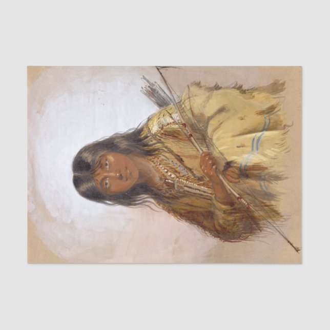 Indische Ureinwohner Seidenpapier (Vorderseite)