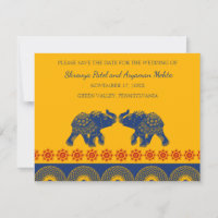 Indische vermeintliche Elefanten, die Hochzeit ret