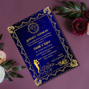 Indische Vorehelichts-Feier Einladung