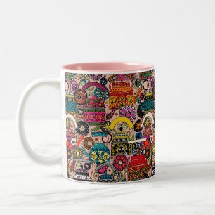 Indische Wasserkocher Ton Zwei-Tone-Tasse Zweifarbige Tasse