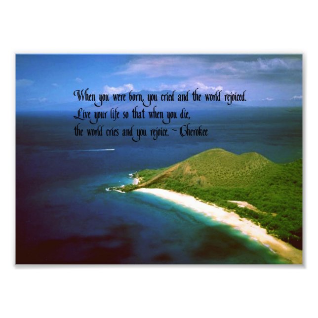 Indische Zitate Fotodruck (Vorne)