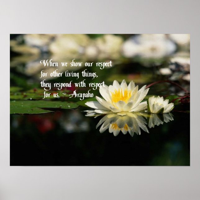 Indische Zitate Poster (Vorne)