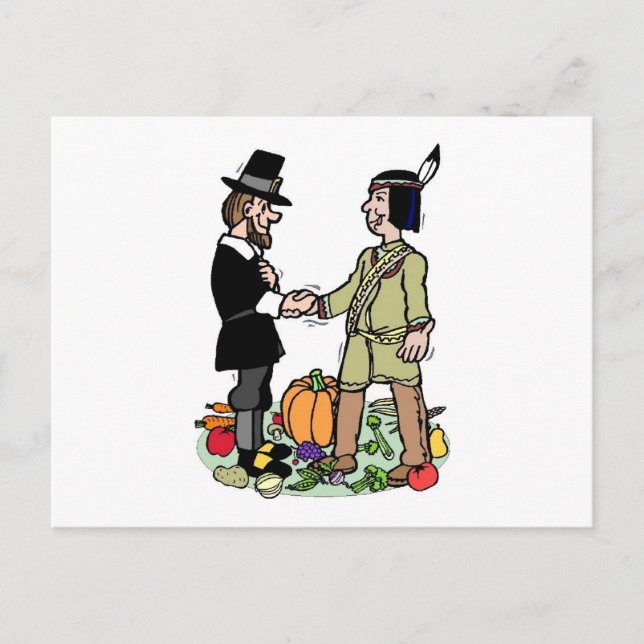 Indische Zusammenarbeit Pilgris Postkarte (Vorderseite)