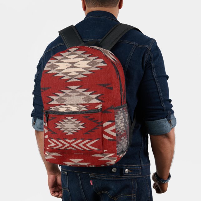 Indischer Amerikanische Ureinwohner Südwest Patter Bedruckter Rucksack (Insitu (Modell))