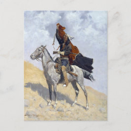 Indischer Apache-Krieger Postkarte