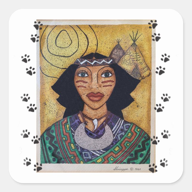 Indischer Aufkleber (Vorderseite)