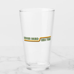 Indischer Bahngleis Glas