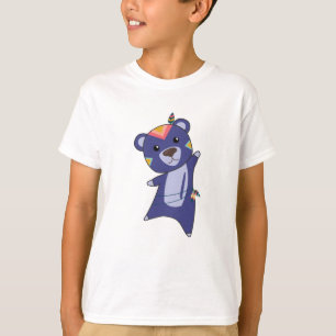 Indischer Bärenbär Fashion Teddy Feather T-Shirt