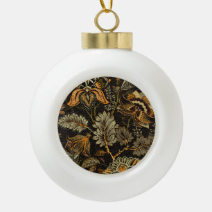 Indischer Blumenpaisley, nahtlos ethnisches Muster Keramik Kugel-Ornament