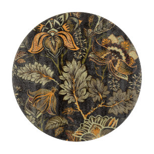 Indischer Blumenpaisley, nahtlos ethnisches Muster Schneidebrett