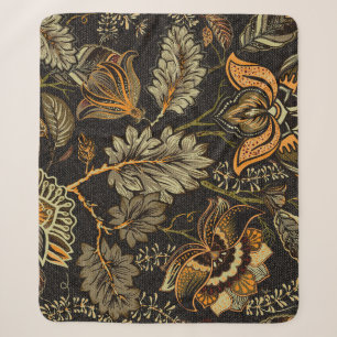 Indischer Blumenpaisley, nahtlos ethnisches Muster Sherpadecke