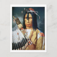 Indischer Chef des Cree-Volkes von Kanada