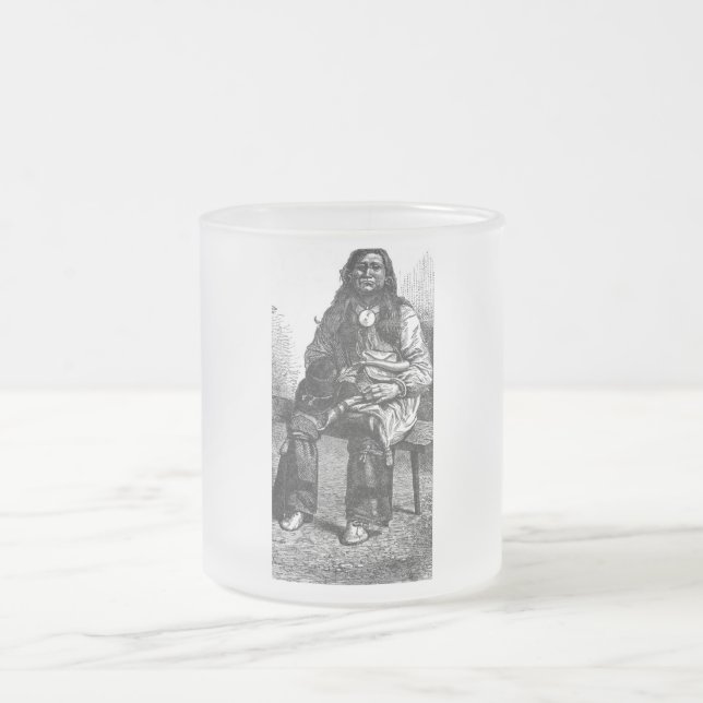 Indischer Chefbier-Tasse Mattglastasse (Mittel)