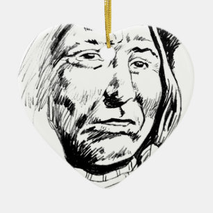 Indischer Chefink Sketch Motivierend Keramik Ornament