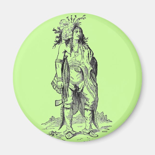 Indischer Chefmagnet Magnet (Vorne)