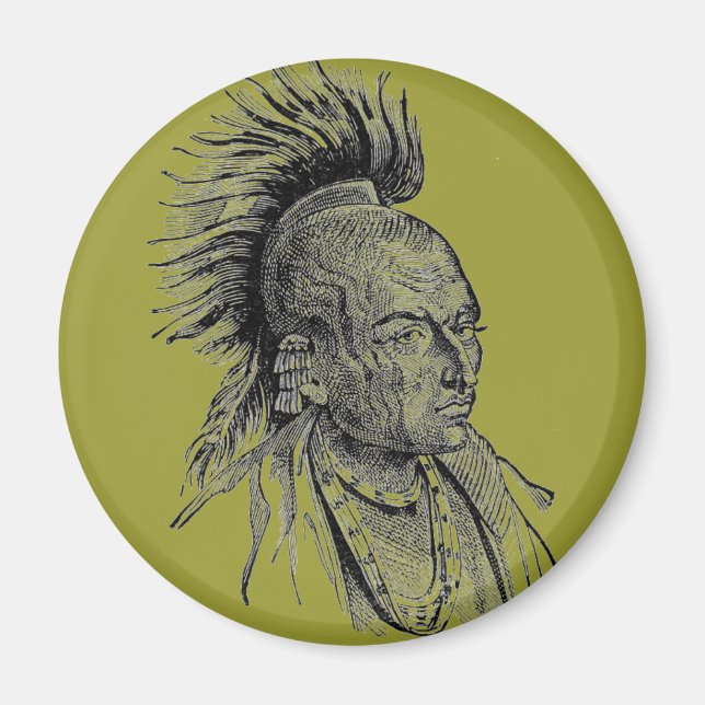 Indischer Chefmagnet Magnet (Vorne)