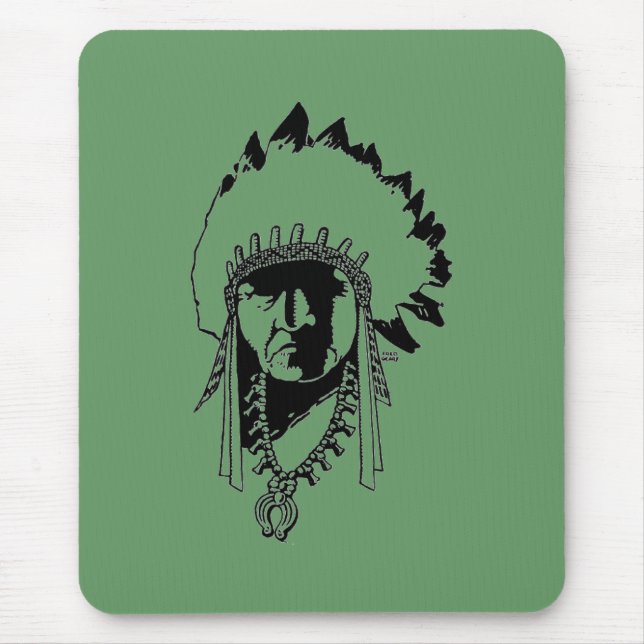 Indischer Chefmouse Pad Mousepad (Vorne)