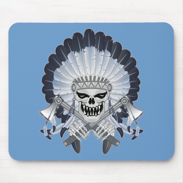 Indischer Chefskull Mousepad (Vorne)
