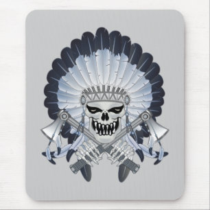 Indischer Chefskull Mousepad