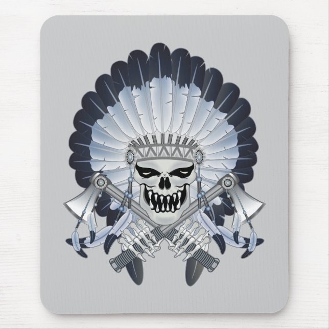 Indischer Chefskull Mousepad (Vorne)