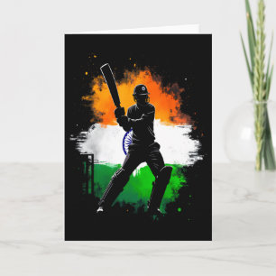Indischer Cricket-Stolz Tter  Karte