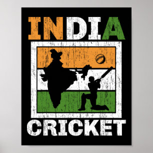Indischer Cricketspieler Cricketspieler T und Ll S Poster