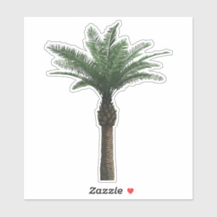 Indischer Date Palm Trecker Aufkleber